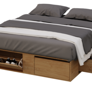 CAMA MULTIFUNCION DIELFE MODERNA ROBLE CAM160 140 A 160