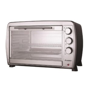 HORNO ELECTRICO EVEREST EV45NI NEGRO/FRENTE ACERO