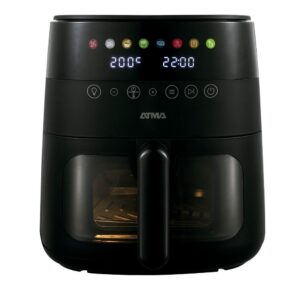 FREIDORA DE AIRE ATMA 8L FR248ABP AIR RYER  NEGRA C/VISOR