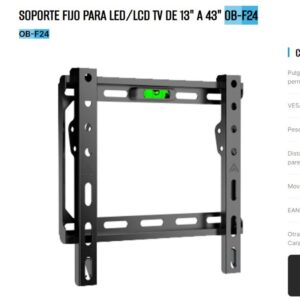 SOPORTE LED ONEBOX OB-FI24 13" A 43" INCLINABLE