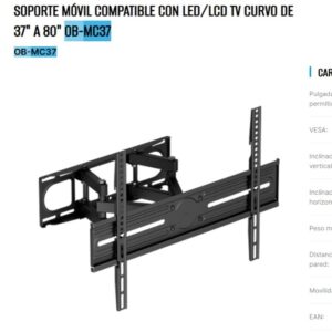 SOPORTE LED ONEBOX OB-MC37 37" A 80"