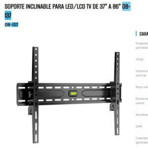 SOPORTE LED ONEBOX OB-I37 37" A 86"